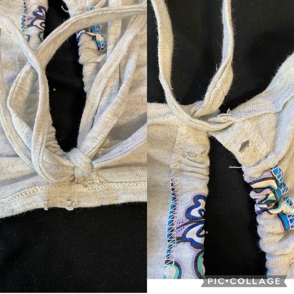 Reworked North shore Hawaii surfing custom ruched halter top. - Picture 4 of 4